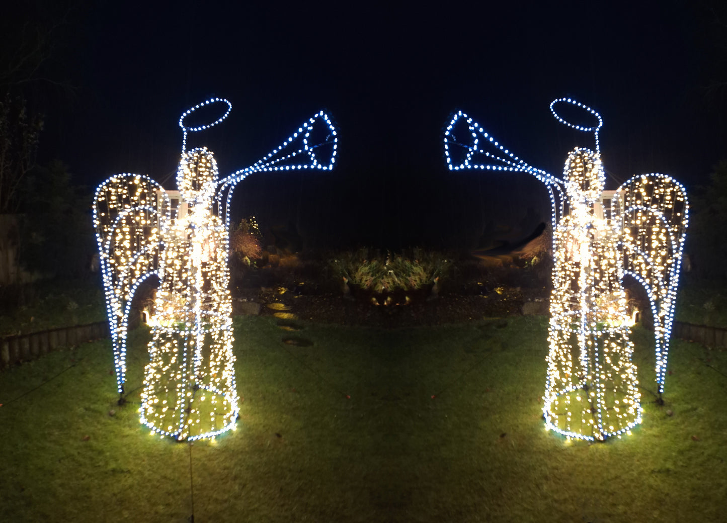 Archangel With Lights Warm White (Pair)