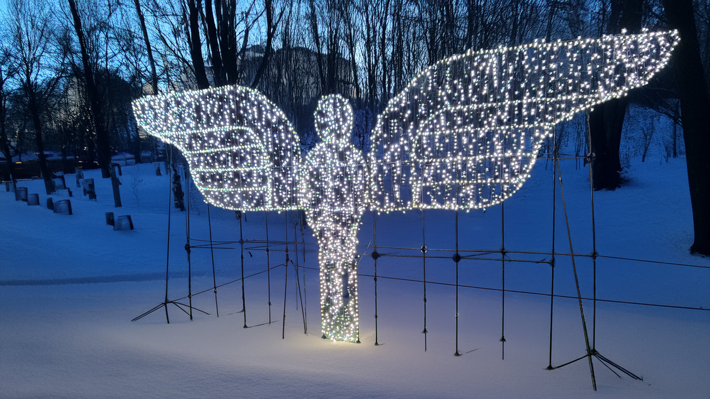 The Angel (4.9mtrs wide) Fully Inclusive Kit With Cool White Lights