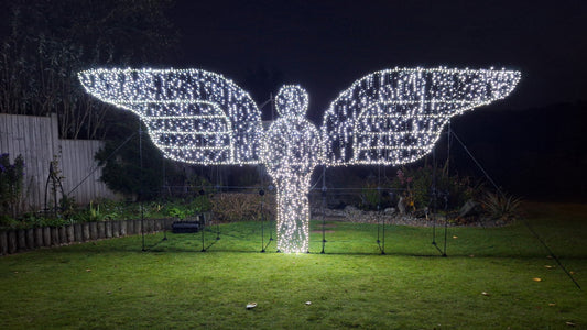 The Wall Angel (4.9mtrs wide) Fully Inclusive Kit With Cool White Lights
