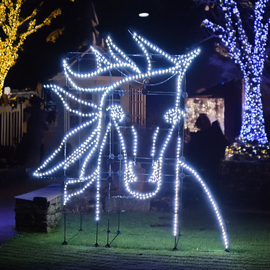 Horse Silhouette Individual Kit With Lights