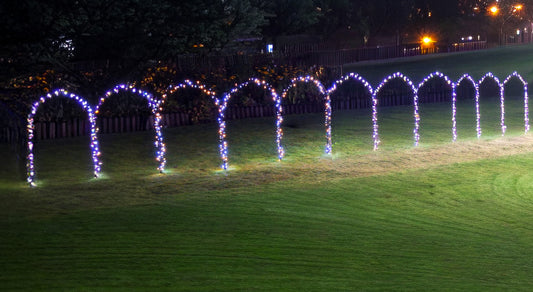Mini Arch Set with Lights Red 11 arches 7.7mtrs (Length)