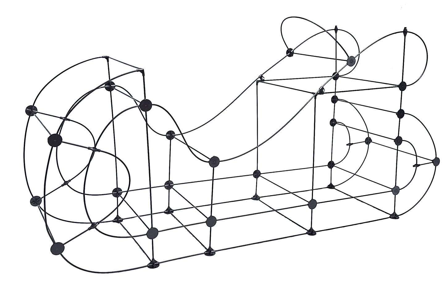 Santa's Sleigh Individual Kit With Lights