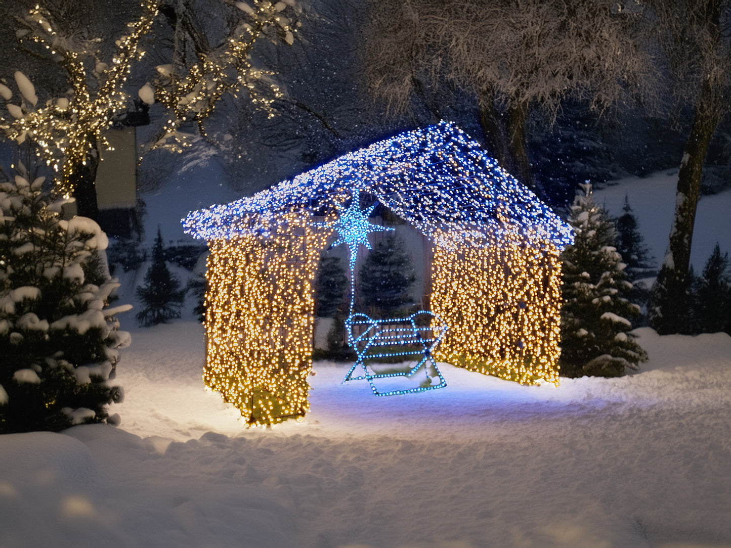 Nativity Stable Lighting Pack (9 sets) Lights only