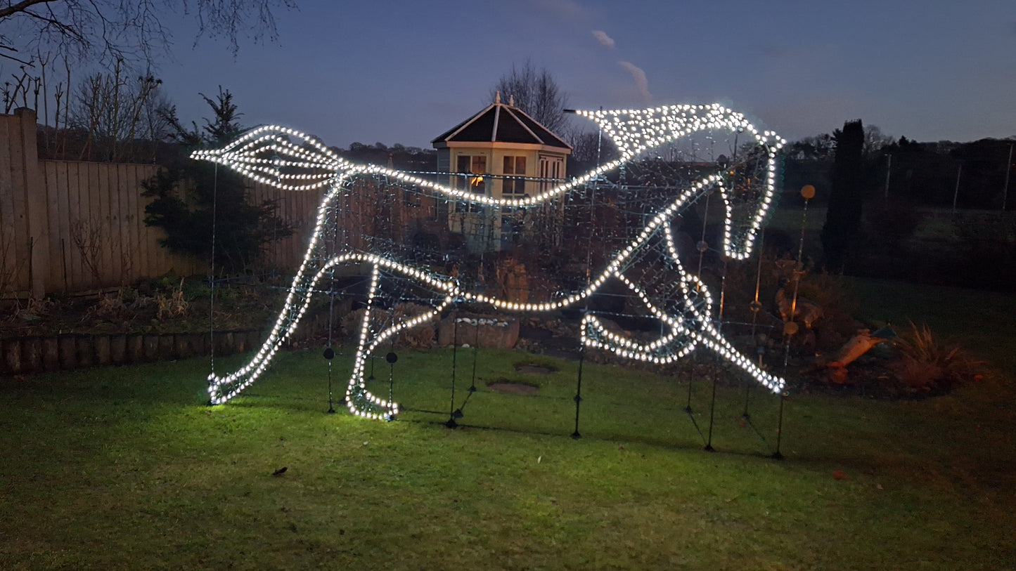 Palomino Horse Kit With Lights