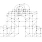 Art Deco Archway Illusion Framework Kit With Lights Cool White