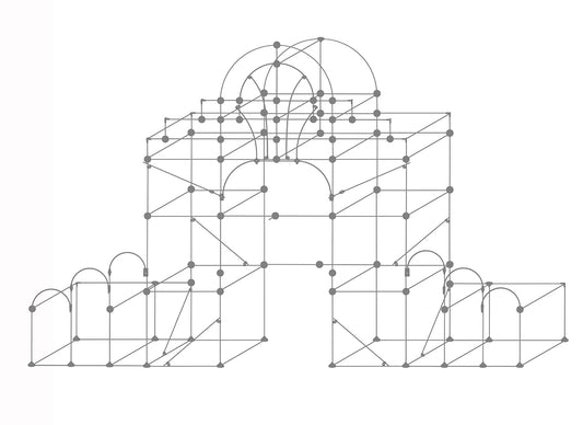 Art Deco Archway Illusion Framework Kit ( No Lights )
