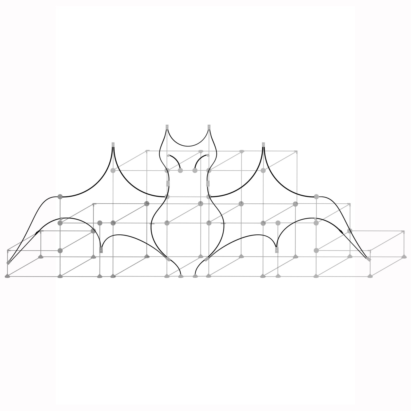 Halloween Bat Halloween Framework Kit No Lights