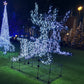 Deluxe Sleigh & 3 Pair Reindeer Individual Kit No Lights