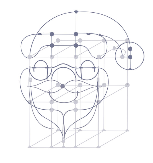 Santa's Silhouette Framework Kit Frame Only