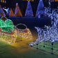 Deluxe Sleigh & 1 Pair Reindeer Individual Kit No Lights