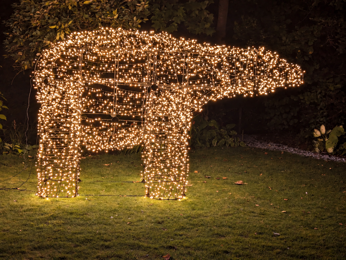 Polar Bear Framework Kit With Lights Warm White
