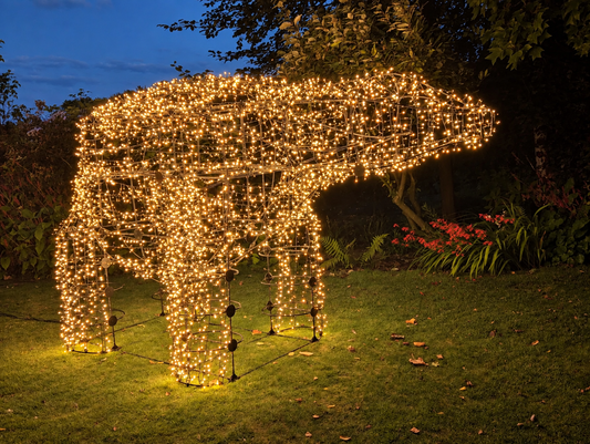 Polar Bear Framework Kit With Lights Warm White