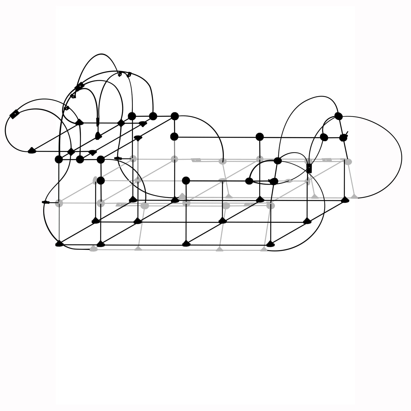 Deluxe Sleigh Framework Kit No Lights