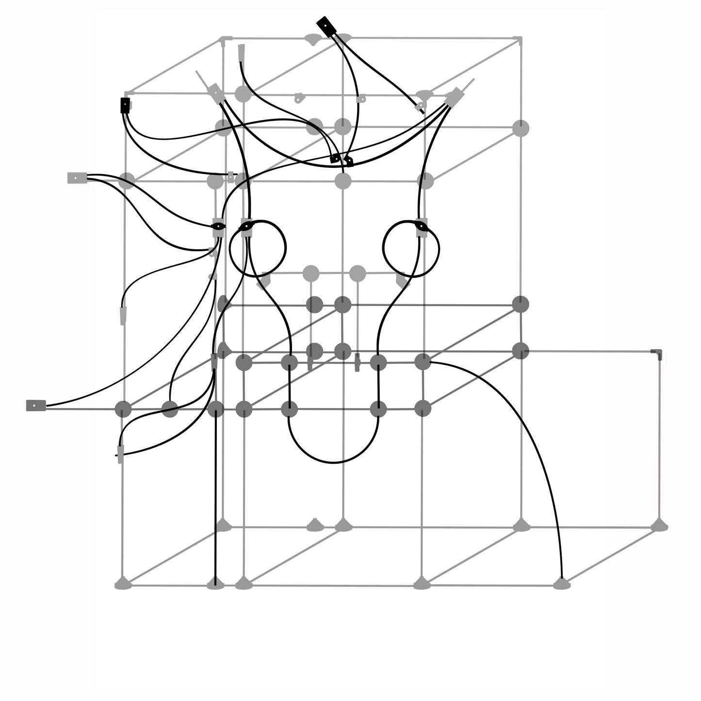 Horse Silhouette Framework Kit No Lights