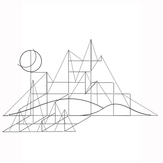 Moonlit Mountain Framework Kit No Lights