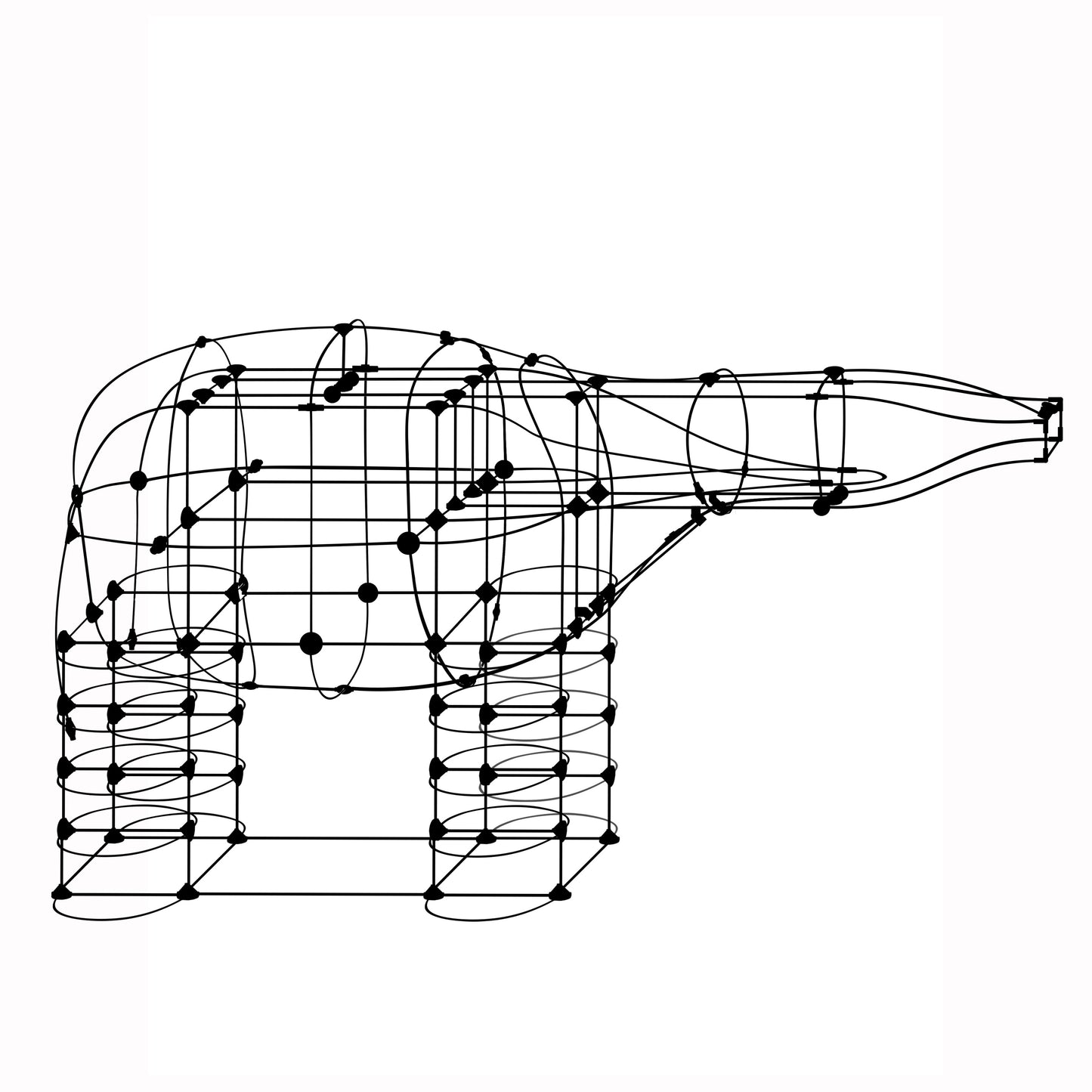 Polar Bear Framework Kit No Lights