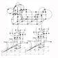 Deluxe Sleigh & 2 Pair Reindeer Framework Kit No Lights