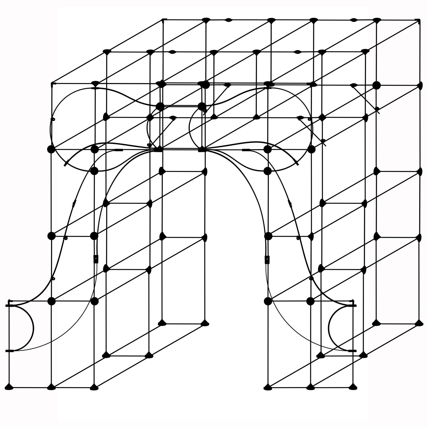 Side Bow Present Framework Kit No Lights