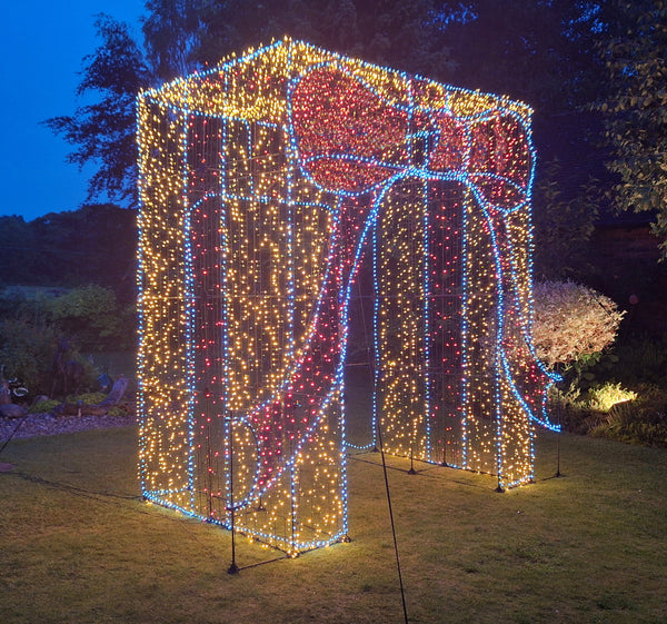 Side Bow Present Fully Inclusive Individual Kit With Lights – Festive ...