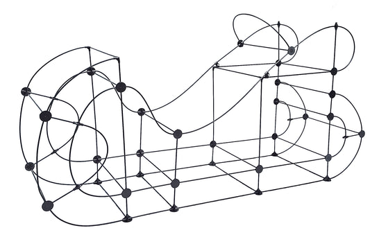 Santa's Sleigh Framework Kit No Lights