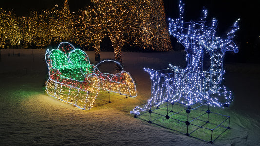 Reindeer Kit RA First Pair Tandem Reindeer With Lights