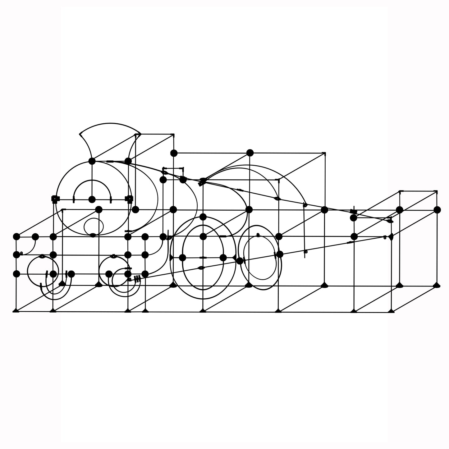 Train Framework Kit No Lights